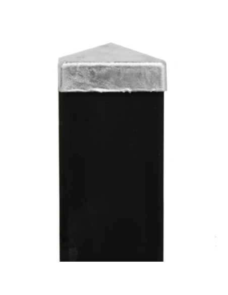 Stolpehat galvaniseret 101x101mm