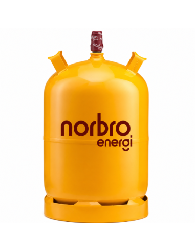 Ombytning Norbro gas stål 11kg (Kun gas) - kun...
