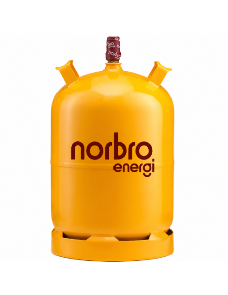 Ombytning Norbro gas stål 11kg (Kun gas) - kun afhentning