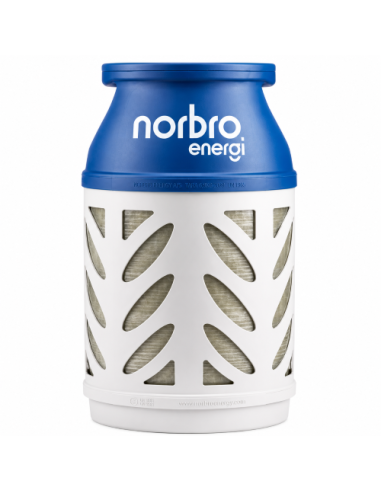 Norbro Composit gas 10kg - (Ny flaske + gas) -...
