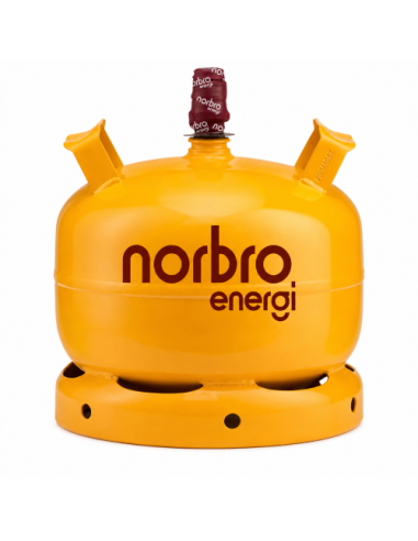 Norbro gas stål 5kg  (Ny flaske + gas) - kun...