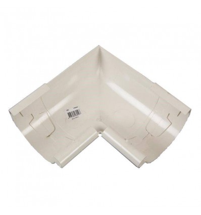 Indvendigt hjørne 100 mm PVC HVID