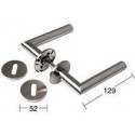 Habo dørgreb 19mm rustfri skarp kant