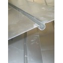 ø20mm alu varmefordelingsplade 28x115cm