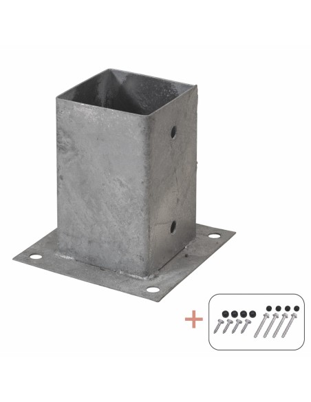 Cubic Stolpefod - 9×9 cm stolper - til fundament - m/skruer