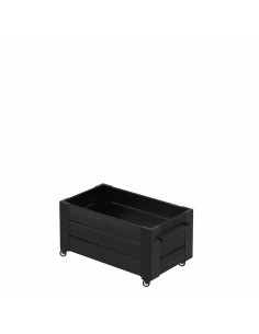 Cubic blomsterkasse m/hjul - 87×50×45 cm