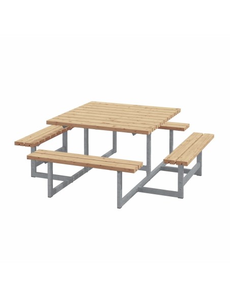 Picnic bord/bænkesæt - 200 cm - ThermoWood®