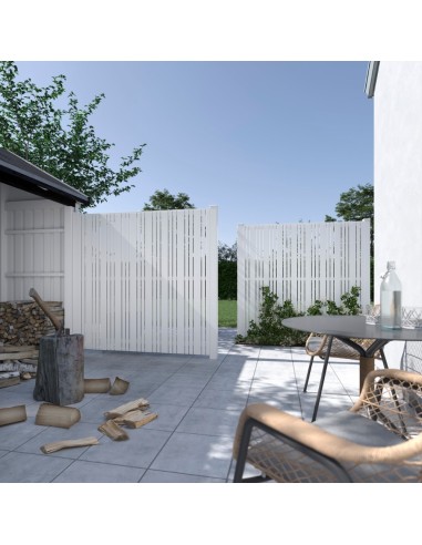 Tangent hegn - 180×180 cm - hvid