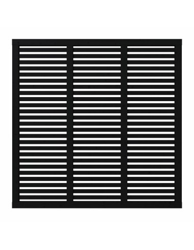 Harmoni hegn - 180×180 cm - sort