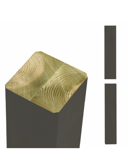 Omlimet stolpe/drager - 9×9×268 cm