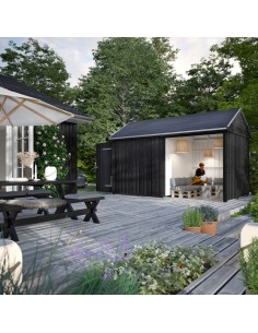 Classic Multi havehus 10 m² - 2 moduler m/enkeltdør og...