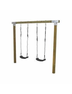 Cubic gyngestativ m/2 gynger - trykimprægneret