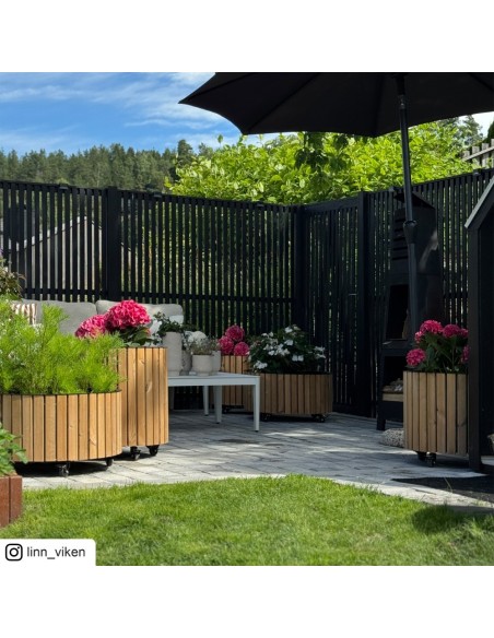 Circle plantekasse - Ø55/45 cm - ThermoWood®