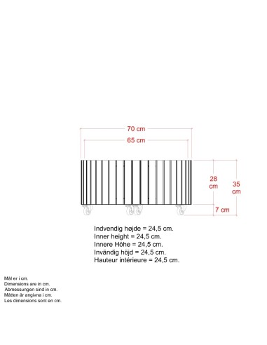 Circle plantekasse - Ø70/35 cm - ThermoWood®