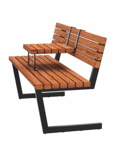 Relax bænk m/hængebord - 150 cm - ThermoWood®