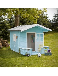 Legehus 182×161 cm + 72 cm terrasse - ubehandlet - inkl....