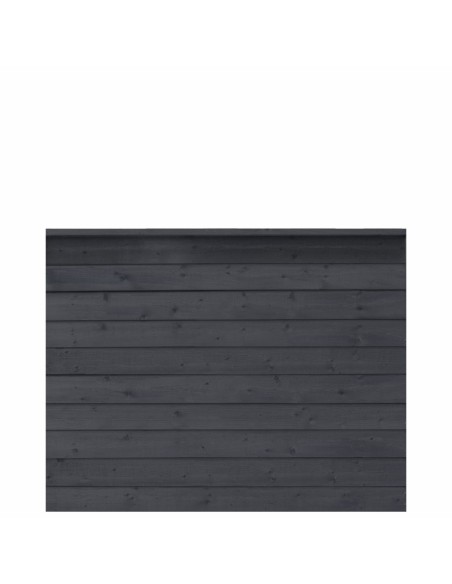 PLUS Klink profilhegn - 174×129 cm - sort - PEFC