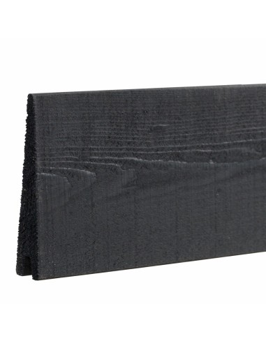 PLUS Klink profilhegn - 174×166 cm - sort - PEFC