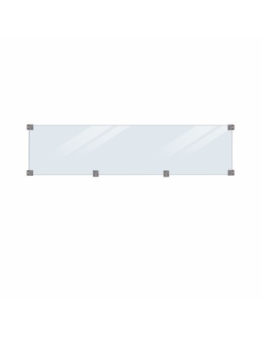 PLUS Klink profilhegn m/glas - 174×125 cm -...
