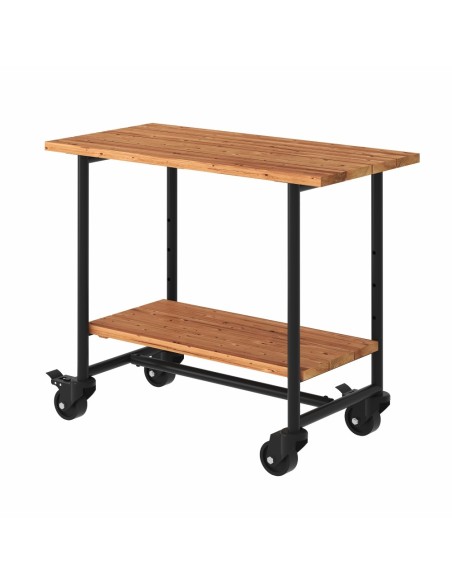Urban Picnic plante/grillbord m/1 hylde – ThermoWood®/sort stel