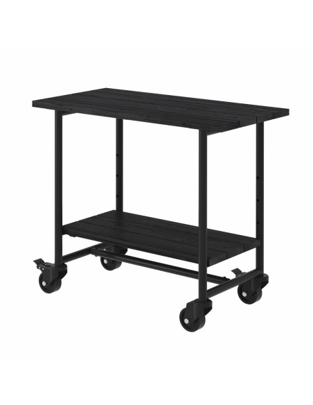 Urban Picnic plante/grillbord m/1 hylde – sort/sort stel