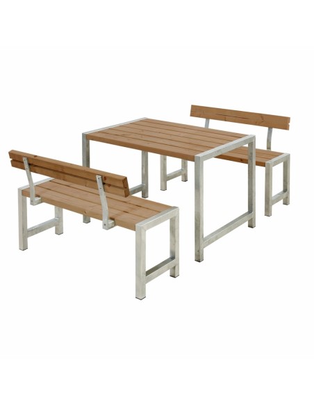 Café plankesæt m/2 ryglæn - 127 cm - ThermoWood®