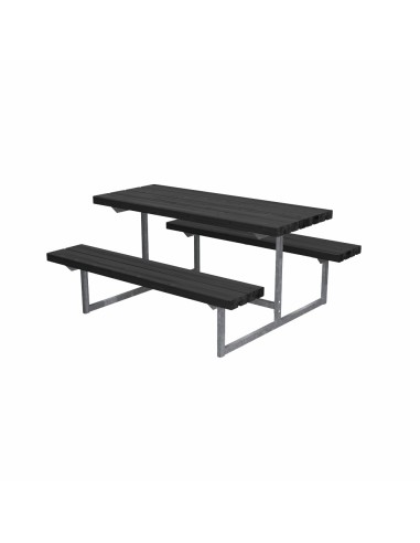 Basic Junior bord/bænkesæt - 118 cm - sort