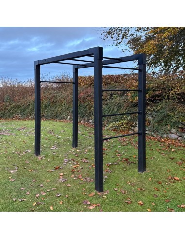 Outdoor Fitness træningsstativ - model 4 - sort...
