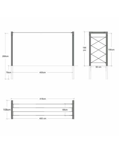 Cubic tørrestativ - model 3