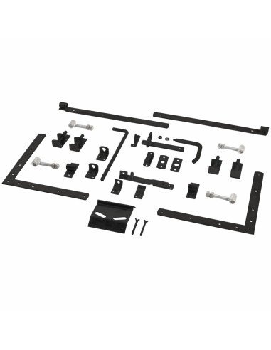 Tokyo dobbeltlåge - 200×180 cm - sort - inkl....