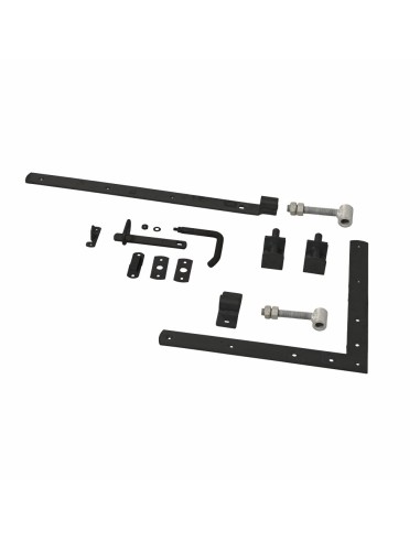 Nostalgi enkeltlåge - 100×180 cm - sort - inkl....