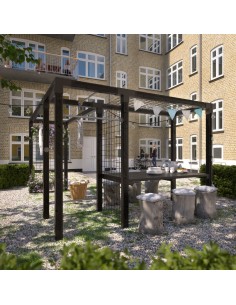 Daylife pergola m/bord, tørrestativ, fitnessmodul og...
