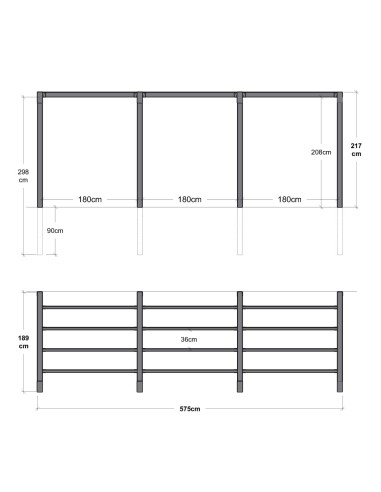 Arcade pergola - model 4