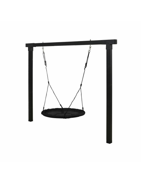 Cubic gyngestativ m/redegynge - sort m/sorte beslag