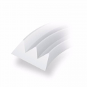ETAB Tætningsliste hvid E-Profil 9x4MM 6MTR