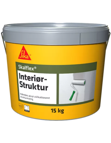 Skalflex interiør-struktur 15 kg, hvid