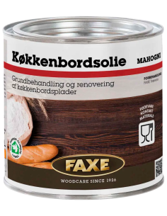 SPOT - FAXE KØKKENBORDSOLIE 0,75 LITER - MAHOGNI