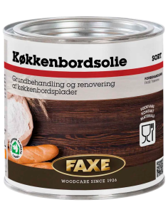 SPOT - FAXE KØKKENBORDSOLIE 0,75 LITER - SORT