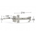 Habo stalddørsgreb maxi 19-80mm varmeforzinket