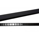 Bygtjek ventilationsliste 210cm - 45mm sort pvc