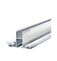 Midterprofil 32mm m/gummiliste 300mm