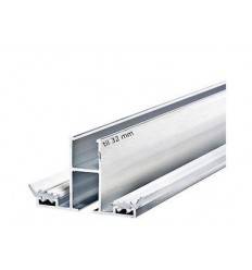 Sideprofil 32mm m/gummiliste 300mm