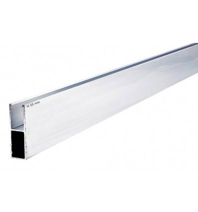 Klipseskinne alu 55mm  