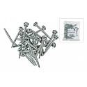 Skrue 4,8x50mm m/borespids 50 stk pr,ps,