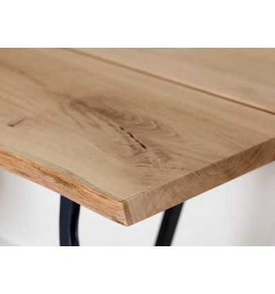 Plank Eg 30mm 310/380mm 2 meter 1 skåret kant